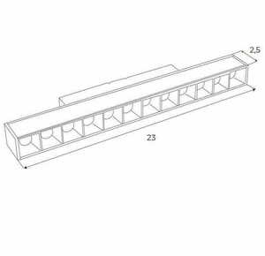 Track Light Max Light MAX M0004N Magnetic Linear 10W 3000K Black small 1