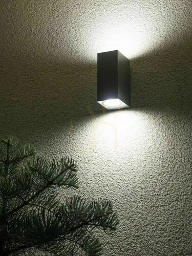 Check SU-MA MINI 5002 DG Dark Grey Outdoor Wall Light, 2× GU10, IP44