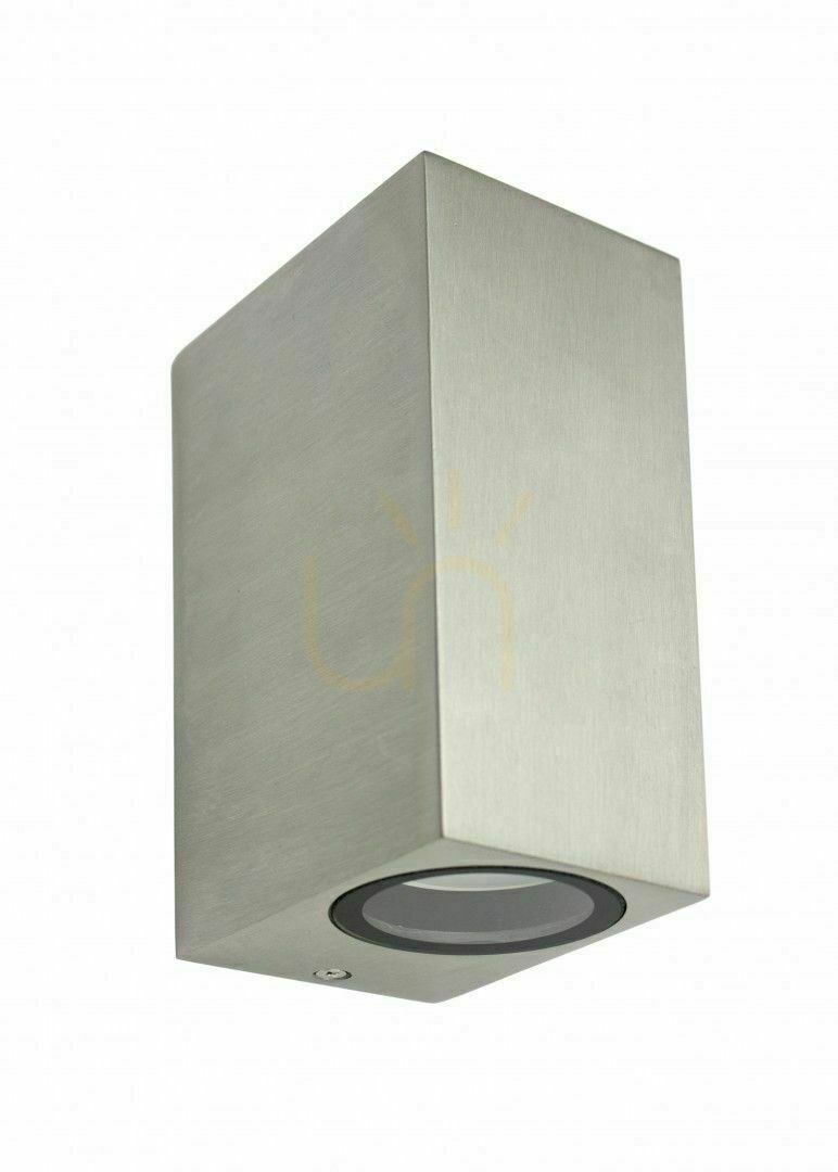 Outdoor Wall Lamp SU-MA MINI 5002 BR Brushed Aluminum IP44 LED GU10
