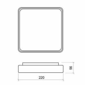 Plafond IP65 Plug220 12W 3000/4000K White Dali. small 0