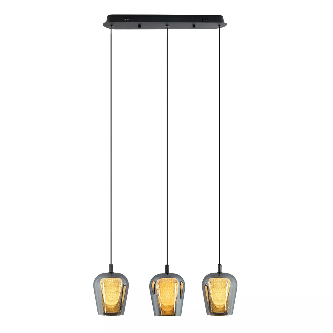 Keso Pendelleuchte 3xLED schwarz PL0141-3