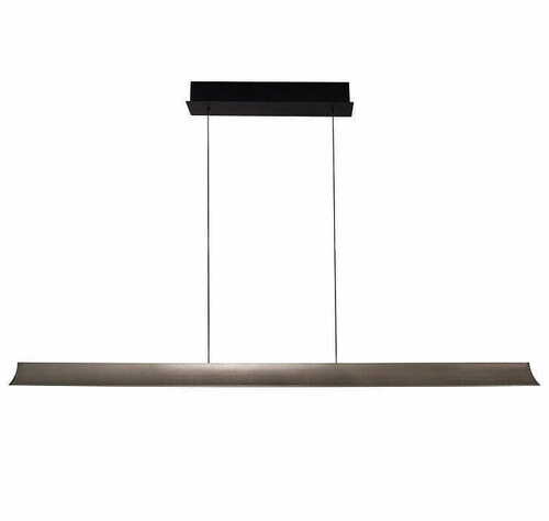 Check JO-JO Simple pendant lamp, black and grey, LED, 124 cm, Max Light P0595