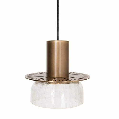 Check Pendant Light Max Light Signature P0530 Brass Transparent Glass 15 cm