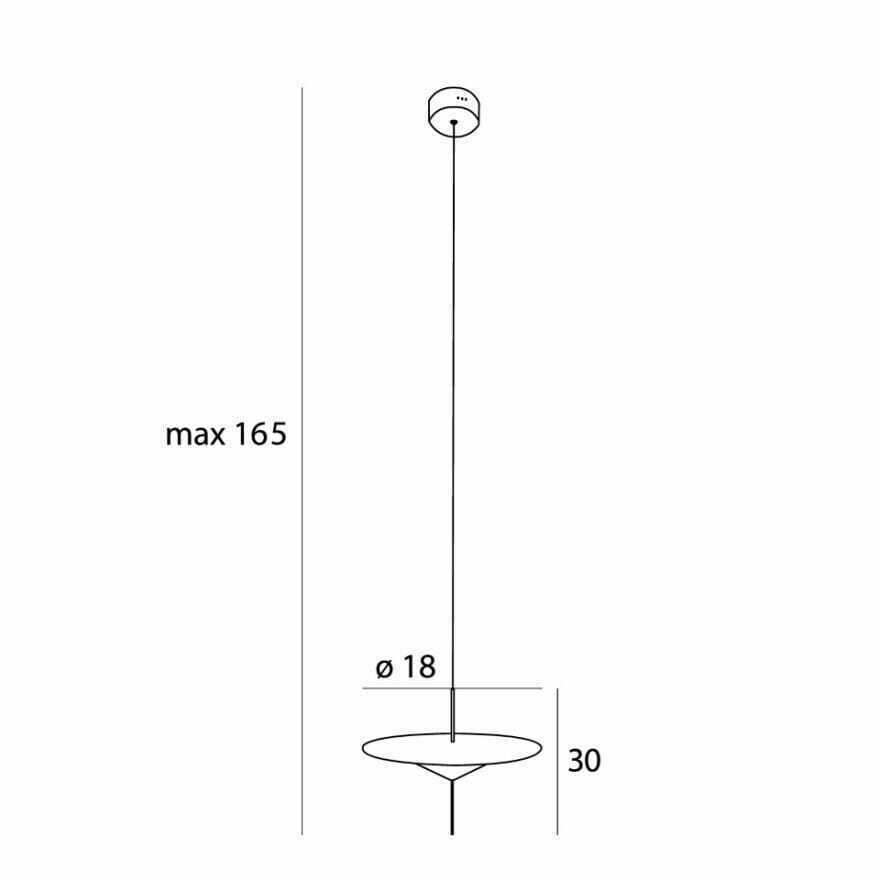 Preview Pendant Light Max Light Cone P0554 Black 18 cm LED 12W Metal Glass Pendant Light Max Light Cone P0554 Black 18 cm LED 12W Metal Glass