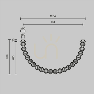 Plafond AMULET MOD555CL-L28G3K Maytoni small 8