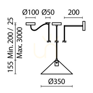 BASIC COLORS pendant lamp MOD167PL-01B Maytoni small 12