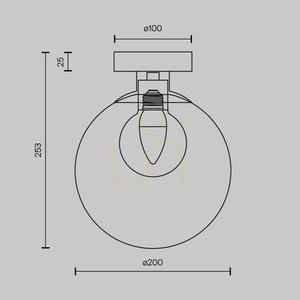 BASIC FORM MOD521WL-01G3 wall lamp Maytoni small 7
