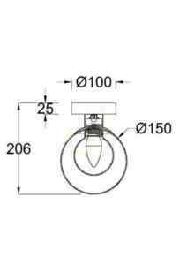 BASIC FORM MOD521WL-01G1 wall lamp Maytoni small 6