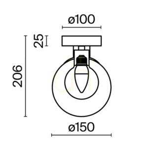 BASIC FORM MOD521WL-01G1 wall lamp Maytoni small 9