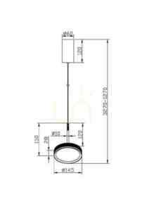 Pendant lamp EL MOD041PL-L15TR3K Maytoni small 11