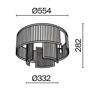 Plafond FRAME MOD174CL-06G Maytoni small 10