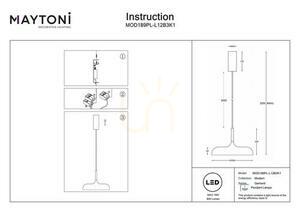 GERHARD pendant lamp MOD189PL-L12B3K1 Maytoni small 7