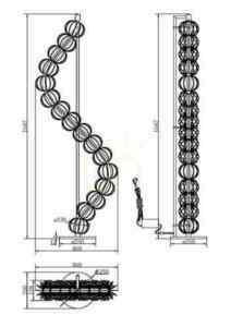 GOLDEN CAGE floor lamp MOD216FL-L38G3K Maytoni small 8