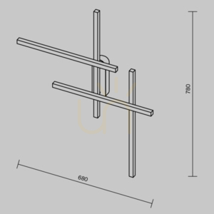 HALO wall lamp MOD248WL-L24BK Maytoni small 7