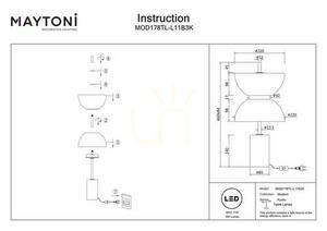 KYOTO MOD178TL-L11B3K table lamp Maytoni small 12