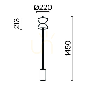 KYOTO MOD178FL-L11B3K floor lamp Maytoni small 7