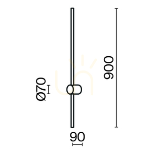 LIGHT STICK wall lamp MOD237WL-L11BS3K Maytoni small 8