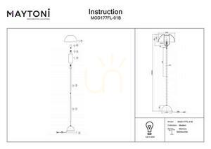 MEMORY MOD177FL-01B floor lamp Maytoni small 10