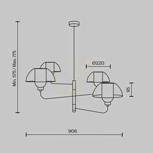 MEMORY pendant lamp MOD177PL-04B Maytoni small 11