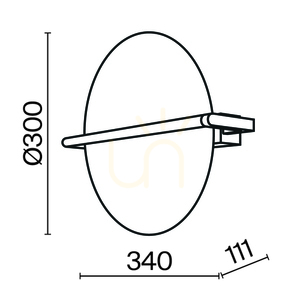 MIRA MOD279WL-L14G3K wall lamp Maytoni small 13