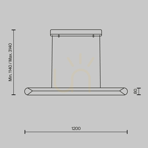 MOTION pendant lamp MOD276PL-L40W3K Maytoni small 9