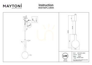 NEBULA MOD182PL-L6B3K pendant lamp Maytoni small 6
