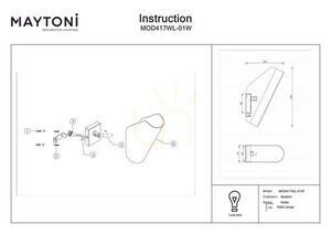 Wall lamp NOTTA MOD417WL-01W Maytoni small 3