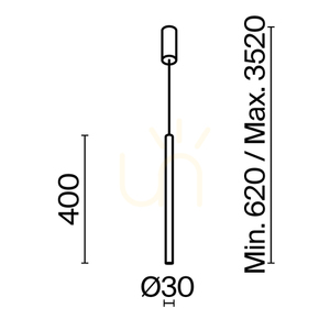 PRO BASE pendant lamp MOD159PL-L6W4K2 Maytoni small 9