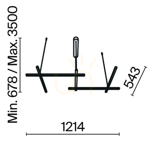 RADIANCE pendant lamp MOD278PL-L50G3K Maytoni small 11