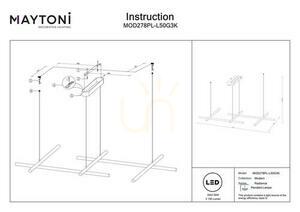RADIANCE pendant lamp MOD278PL-L50G3K Maytoni small 8