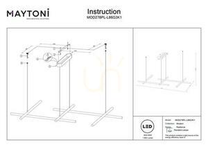 RADIANCE pendant lamp MOD278PL-L86G3K1 Maytoni small 8
