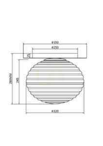 Plafond REELS MOD268CL-01G Maytoni small 5
