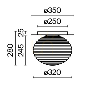 Plafond REELS MOD268CL-01G Maytoni small 7