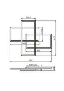 Plafond RIDA MOD015CL-L80GK Maytoni small 8