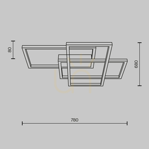 Plafond RIDA MOD015CL-L80GK Maytoni small 9