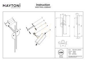 SKYLINE wall lamp MOD179WL-L22BS4K1 Maytoni small 9