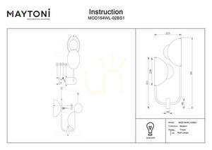 Wall lamp TROPIC MOD164WL-02BS1 Maytoni small 5