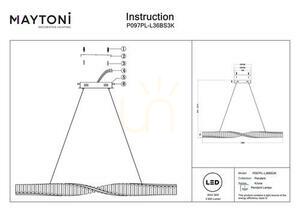 KRONE pendant lamp P097PL-L36BS3K Maytoni small 11