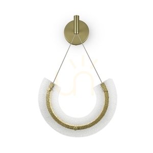 Maytoni Maya wall light P091WL-L18G3K gold LED 10 W 133.1 cm small 1