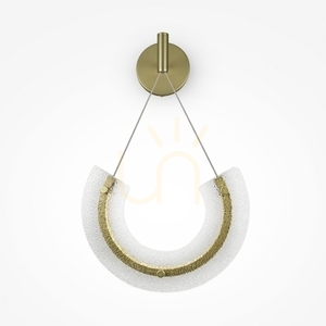 Maytoni Maya wall light P091WL-L18G3K gold LED 10 W 133.1 cm small 0