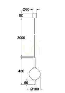 THE SIXTH SENSE pendant lamp Z020PL-L6BS3K Maytoni small 8