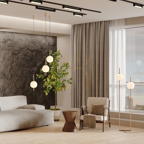 Check THE SIXTH SENSE pendant lamp Z020PL-L6BS3K Maytoni