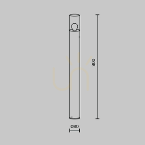 AMAS light post O432FL-01GF1 IP54 Maytoni small 6