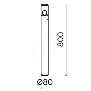 AMAS light post O432FL-01GF1 IP54 Maytoni small 8