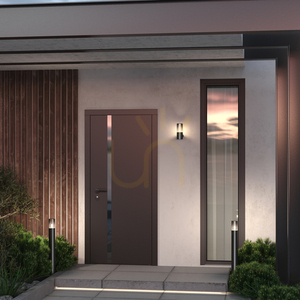 AMAS outdoor wall light graphite IP54 Maytoni O432WL-01GF small 1