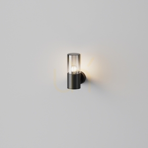 AMAS outdoor wall light graphite IP54 Maytoni O432WL-01GF small 0