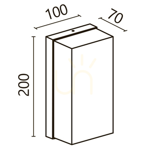 BADD outdoor wall lamp O454WL-L10GF3K IP54 Maytoni small 10