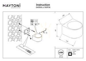 BLOW outdoor wall lamp O435WL-L10GF3K IP54 Maytoni small 7
