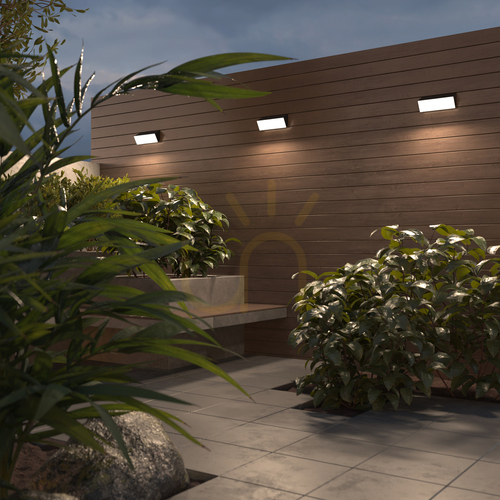 Check BRICK outdoor wall lamp O436WL-L20GF3K IP54 Maytoni