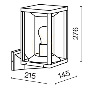 CELL outdoor wall lamp O452WL-01GF IP65 Maytoni small 8